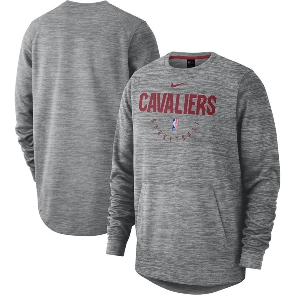 New Nike Men's Cleveland Cavaliers NBA‎ Crew Sweatshirt Size Small Gray
